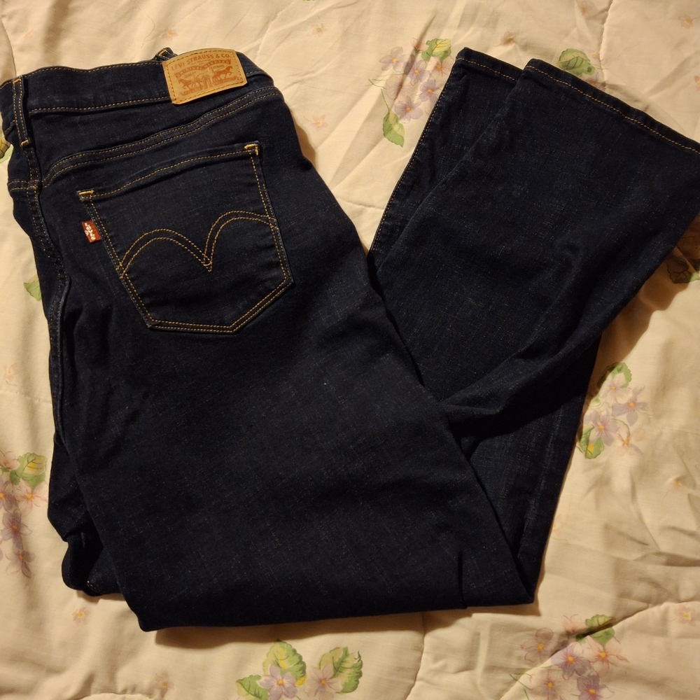 Levi's Women's Indigo Straight Leg Jeans